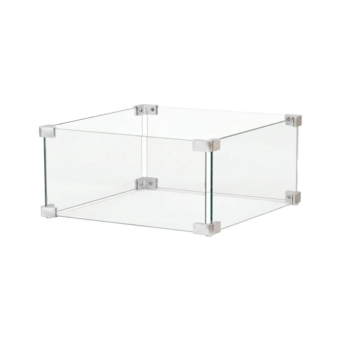 Happy Cocooning Glass Screens – Windscreens for Fire Pit Tables
