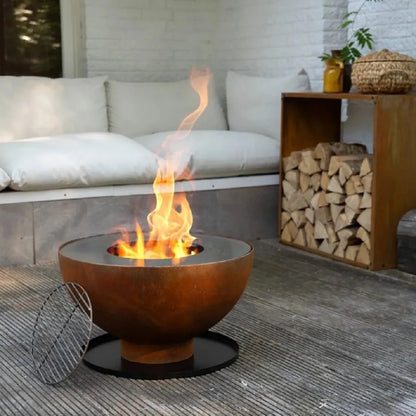 HEAT Base Plate for Garden Fire Bowls Ø50 cm (round or square) - Accessories