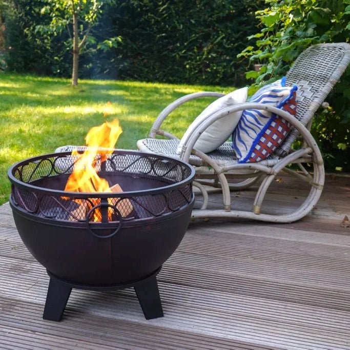 HEAT Boble Firepit 60 cm with Spark Screen | FB.022 - Fire Pits, Fireplaces, Heating