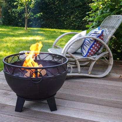 HEAT Boble Firepit 60 cm with Spark Screen | FB.022 - Fire Pits, Fireplaces, Heating