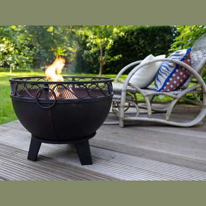 HEAT Boble Firepit 60 cm with Spark Screen | FB.022 - Fire Pits, Fireplaces, Heating