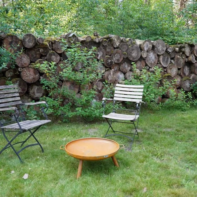 HEAT Fire Bowl Classic Feet & Handle 60 cm - Fire Pits, Fireplaces, Heating