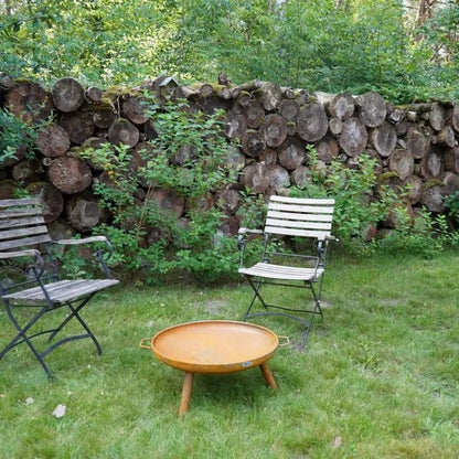 HEAT Fire Bowl Classic Feet & Handle 60 cm - Fire Pits, Fireplaces, Heating