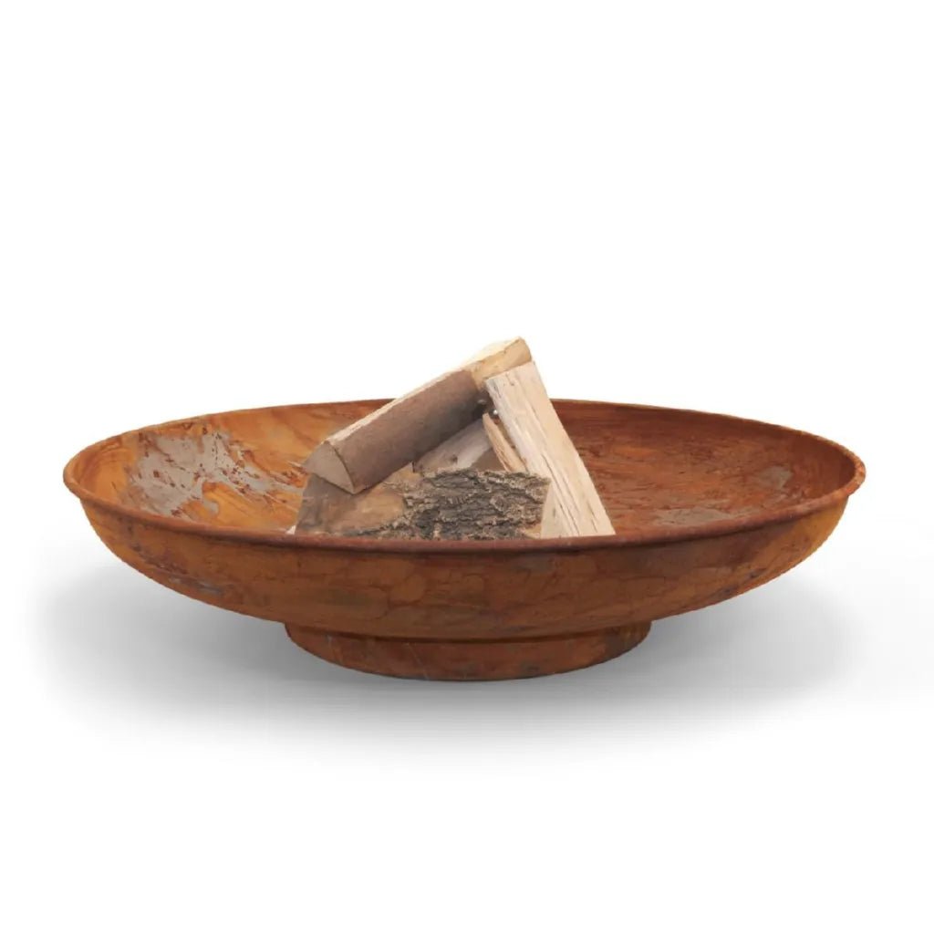 HEAT Fire Bowl Classic in black or corten steel (60, 80, 90cm) - Fire Pits, Fireplaces, Heating