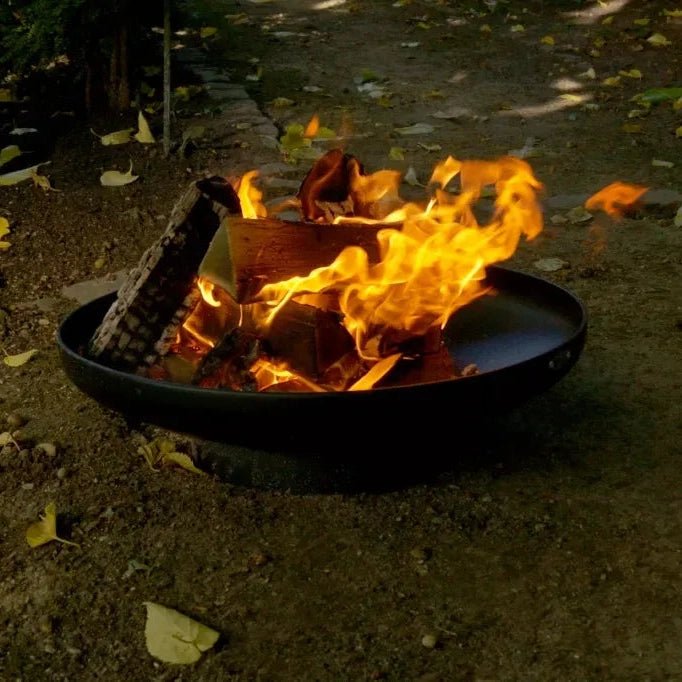 HEAT Fire Bowl Classic in black or corten steel (60, 80, 90cm) - Fire Pits, Fireplaces, Heating