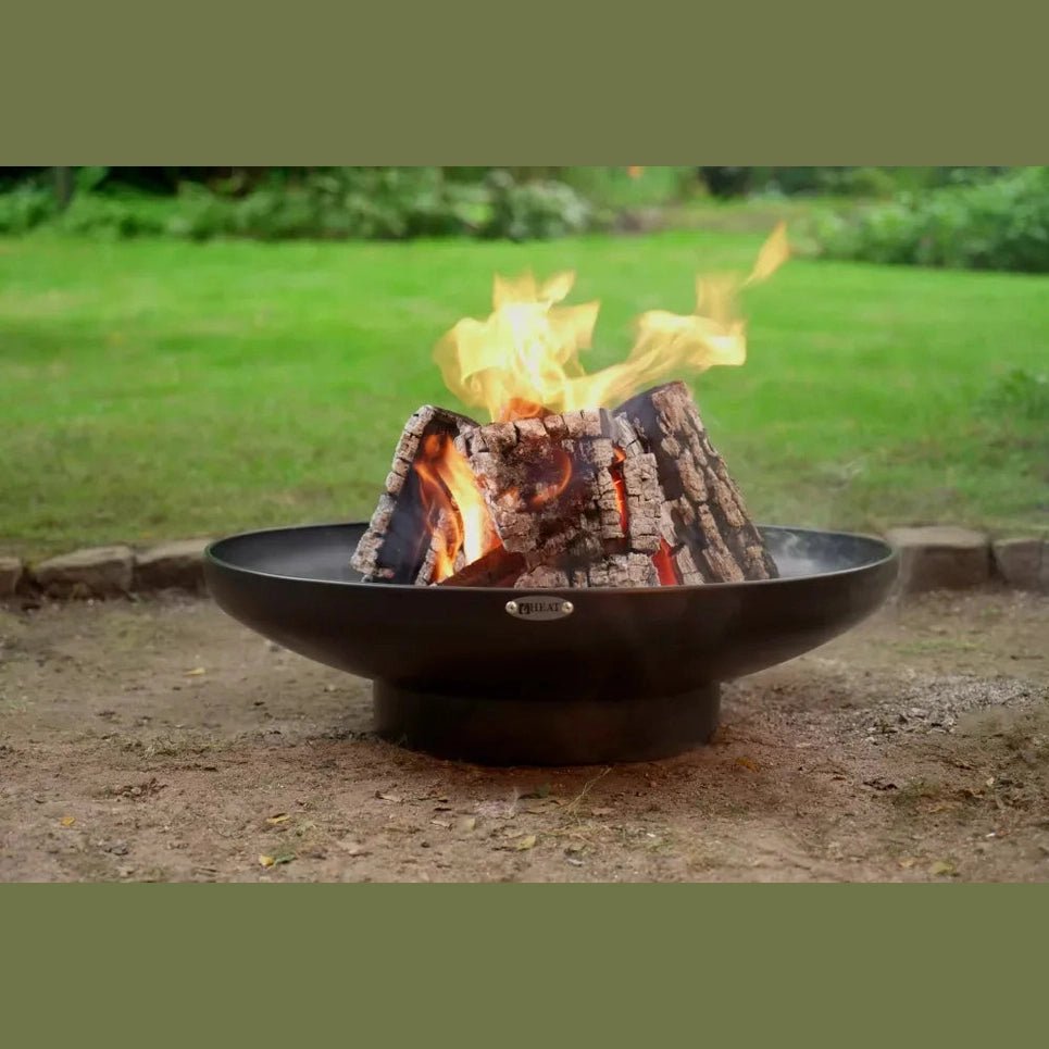HEAT Fire Bowl Classic in black or corten steel (60, 80, 90cm) - Fire Pits, Fireplaces, Heating