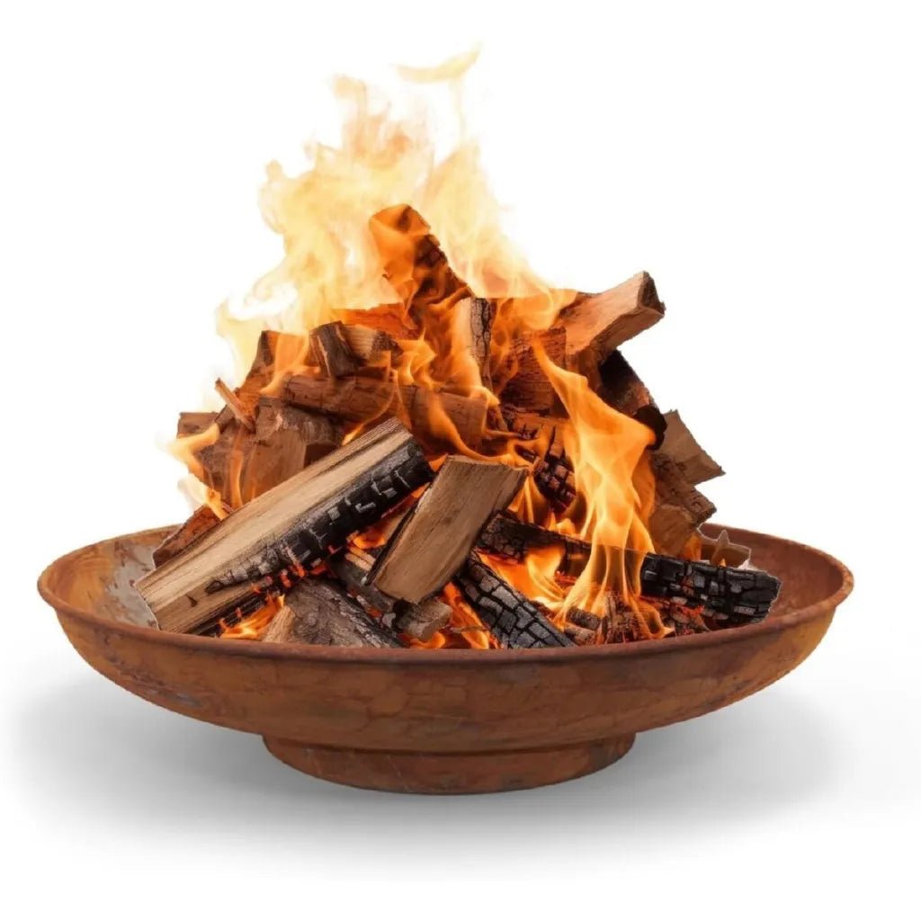 HEAT Fire Bowl Classic in black or corten steel (60, 80, 90cm) - Fire Pits, Fireplaces, Heating