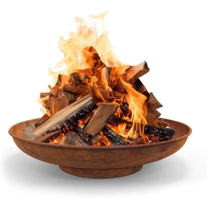HEAT Fire Bowl Classic in black or corten steel (60, 80, 90cm) - Fire Pits, Fireplaces, Heating