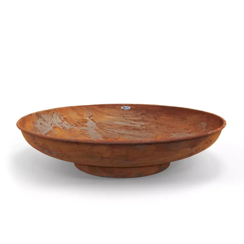 HEAT Fire Bowl Classic in black or corten steel (60, 80, 90cm) - Fire Pits, Fireplaces, Heating