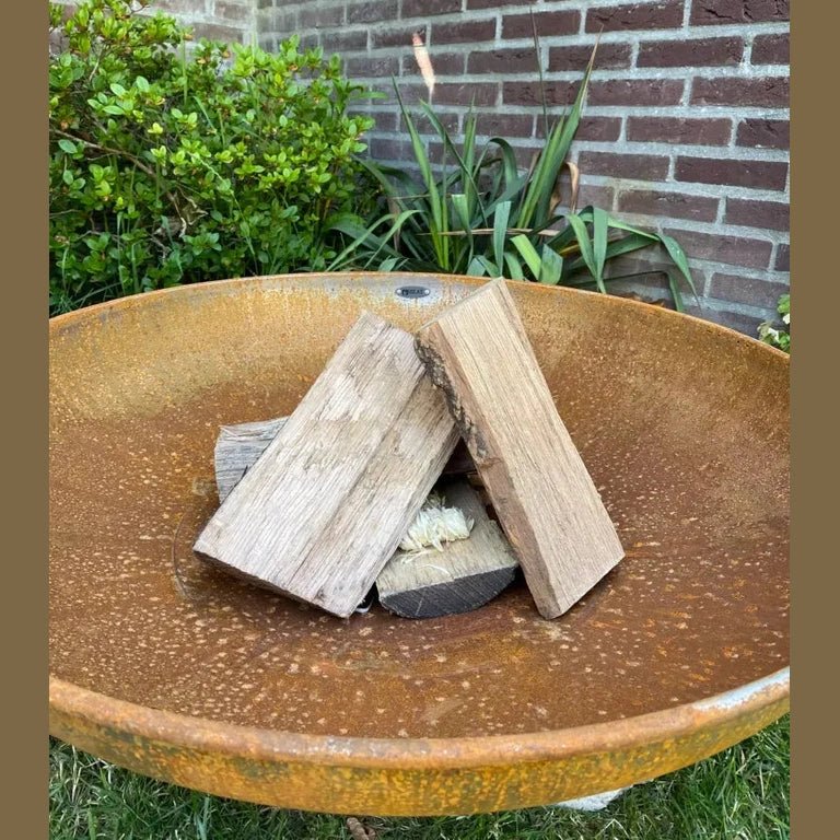 HEAT Fire Bowl Classic in black or corten steel (60, 80, 90cm) - Fire Pits, Fireplaces, Heating