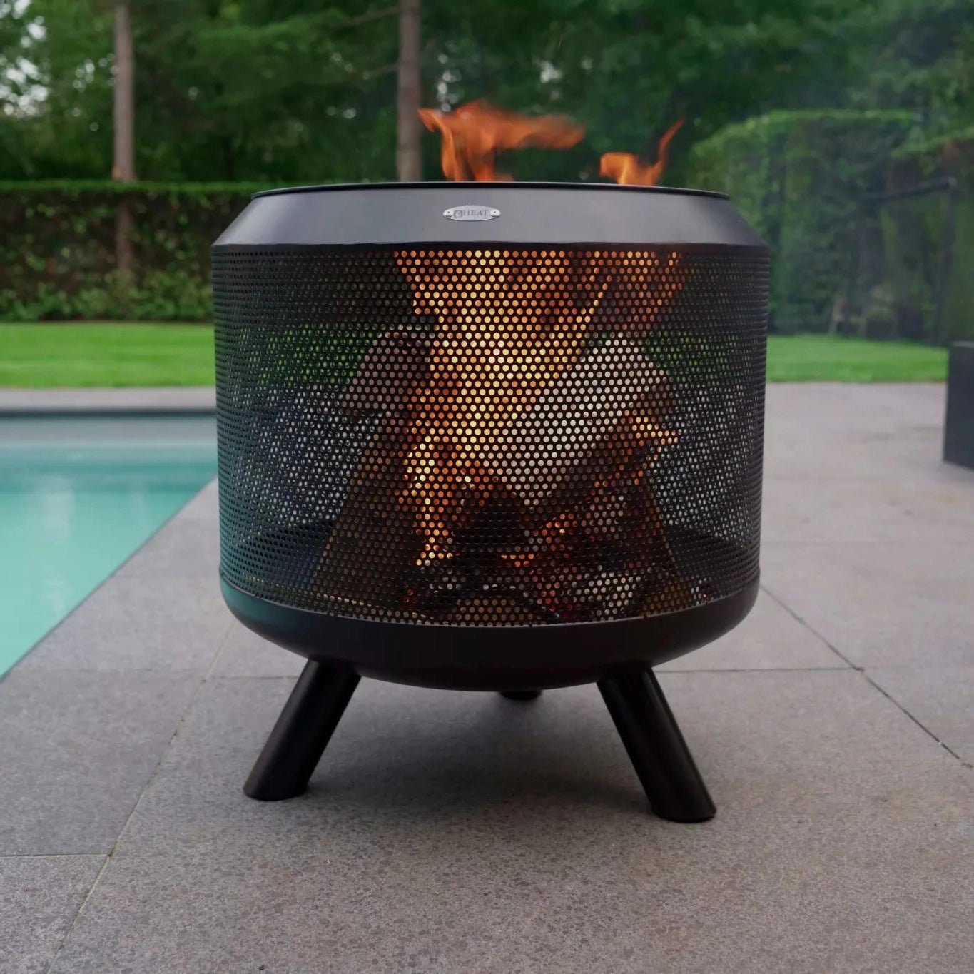 HEAT Fire Drum - Fire Basket with Grill | FP.006 - Fire Pits, Fireplaces, Heating