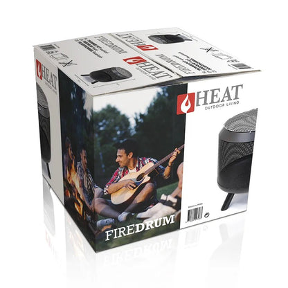 HEAT Fire Drum - Fire Basket with Grill | FP.006 - Fire Pits, Fireplaces, Heating