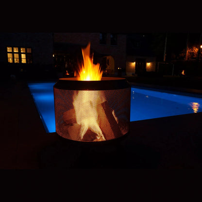 HEAT Fire Drum - Fire Basket with Grill | FP.006 - Fire Pits, Fireplaces, Heating