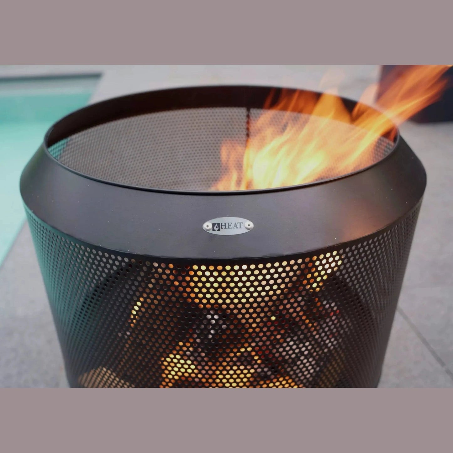 HEAT Fire Drum - Fire Basket with Grill | FP.006 - Fire Pits, Fireplaces, Heating