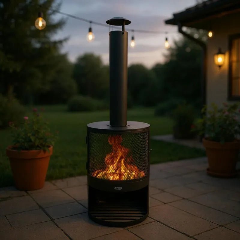 HEAT Hamar Outdoor Fireplace | CH.007 - Fire Pits, Fireplaces, Heating