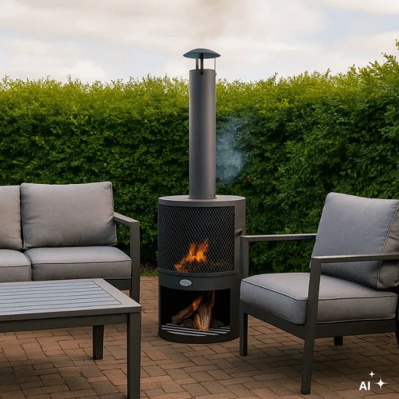 HEAT Hamar Outdoor Fireplace | CH.007 - Fire Pits, Fireplaces, Heating