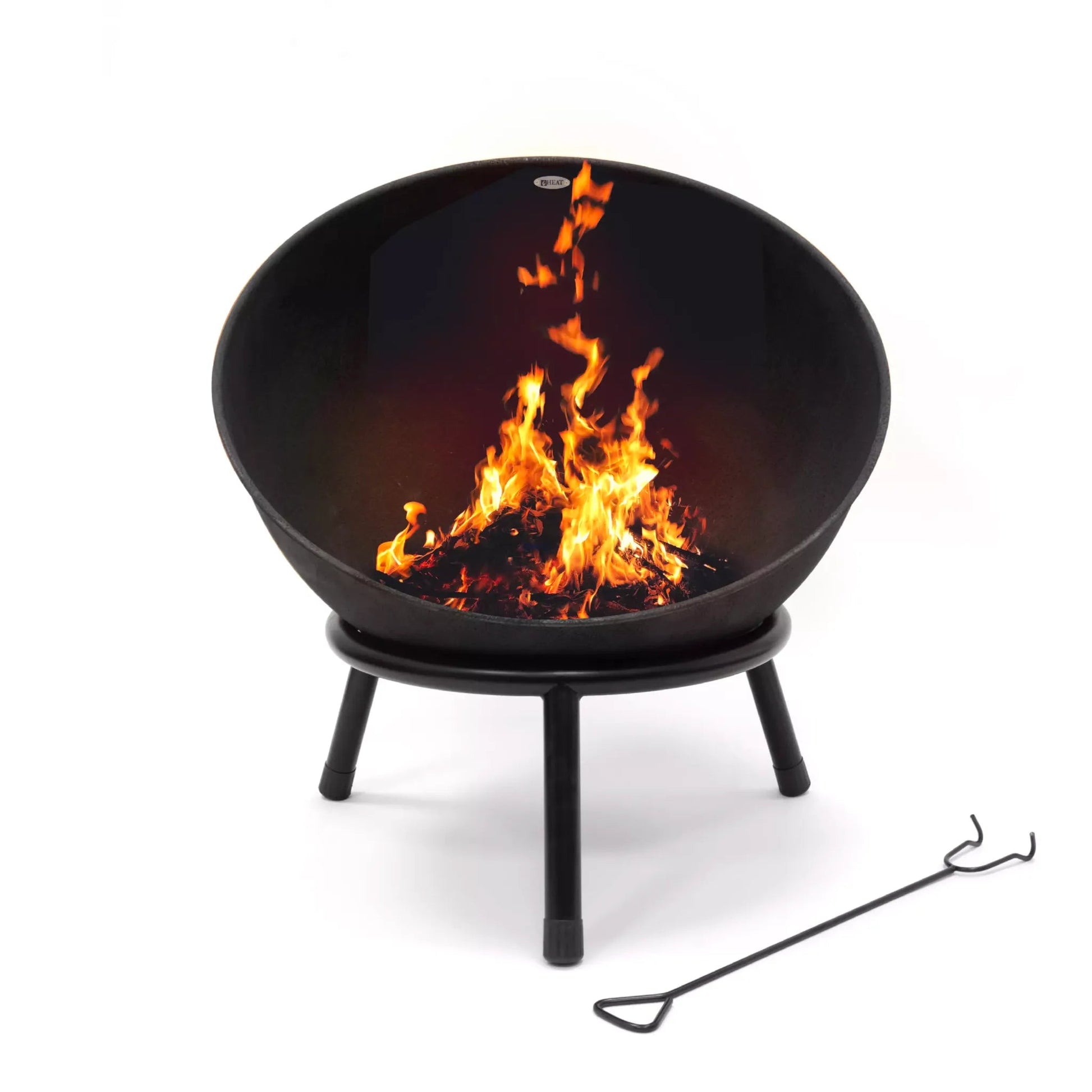 HEAT Kappa Fire Pit (Black or Rust) - Fire Pits, Fireplaces, Heating