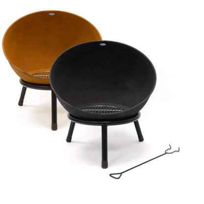HEAT Kappa Fire Pit (Black or Rust) - Fire Pits, Fireplaces, Heating