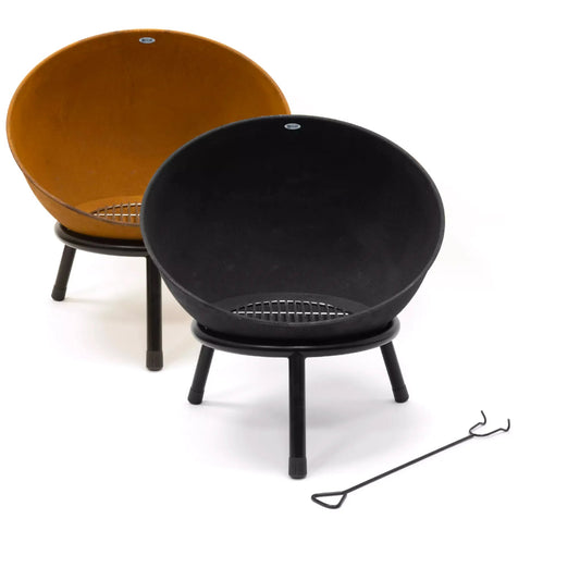 HEAT Kappa Fire Pit (Black or Rust) - Fire Pits, Fireplaces, Heating