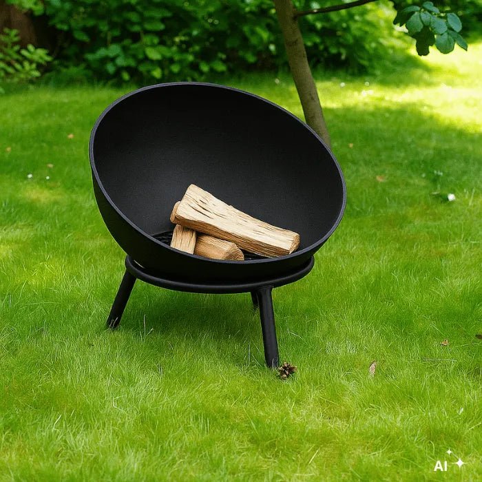HEAT Kappa Fire Pit (Black or Rust) - Fire Pits, Fireplaces, Heating