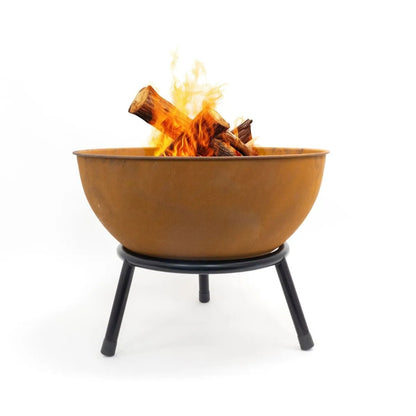 HEAT Kappa Fire Pit (Black or Rust) - Fire Pits, Fireplaces, Heating