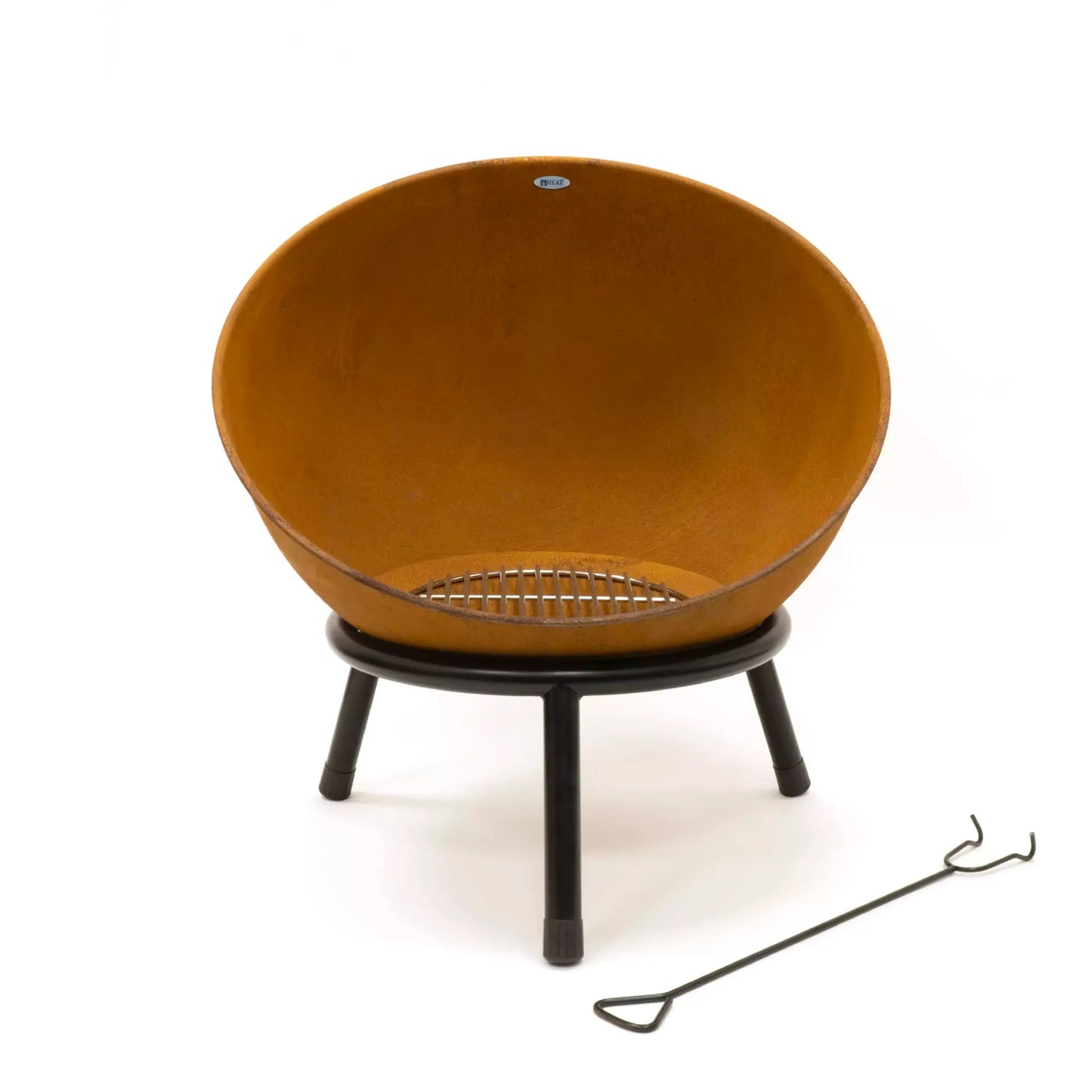 HEAT Kappa Fire Pit (Black or Rust) - Fire Pits, Fireplaces, Heating