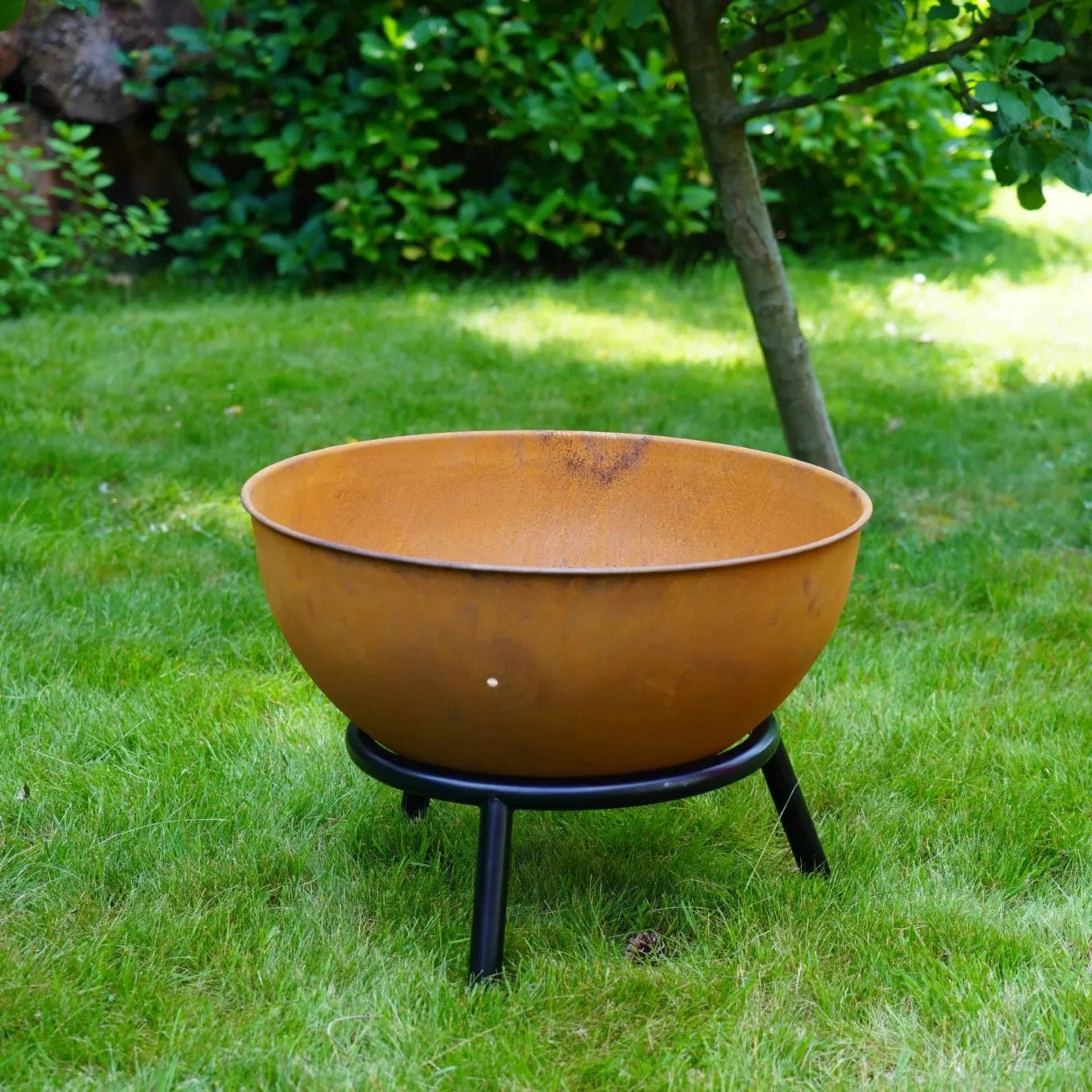 HEAT Kappa Fire Pit (Black or Rust) - Fire Pits, Fireplaces, Heating