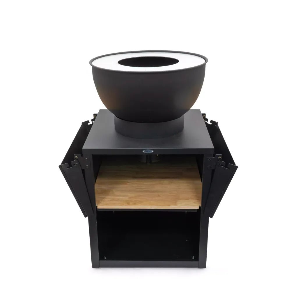HEAT Kjok Outdoor Kitchen (Black or Rust) - Outdoor Kitchens