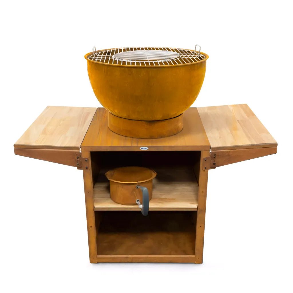 HEAT Kjok Outdoor Kitchen (Black or Rust) - Outdoor Kitchens