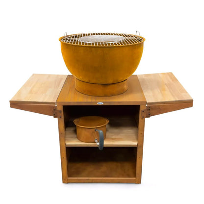 HEAT Kjok Outdoor Kitchen (Black or Rust) - Outdoor Kitchens