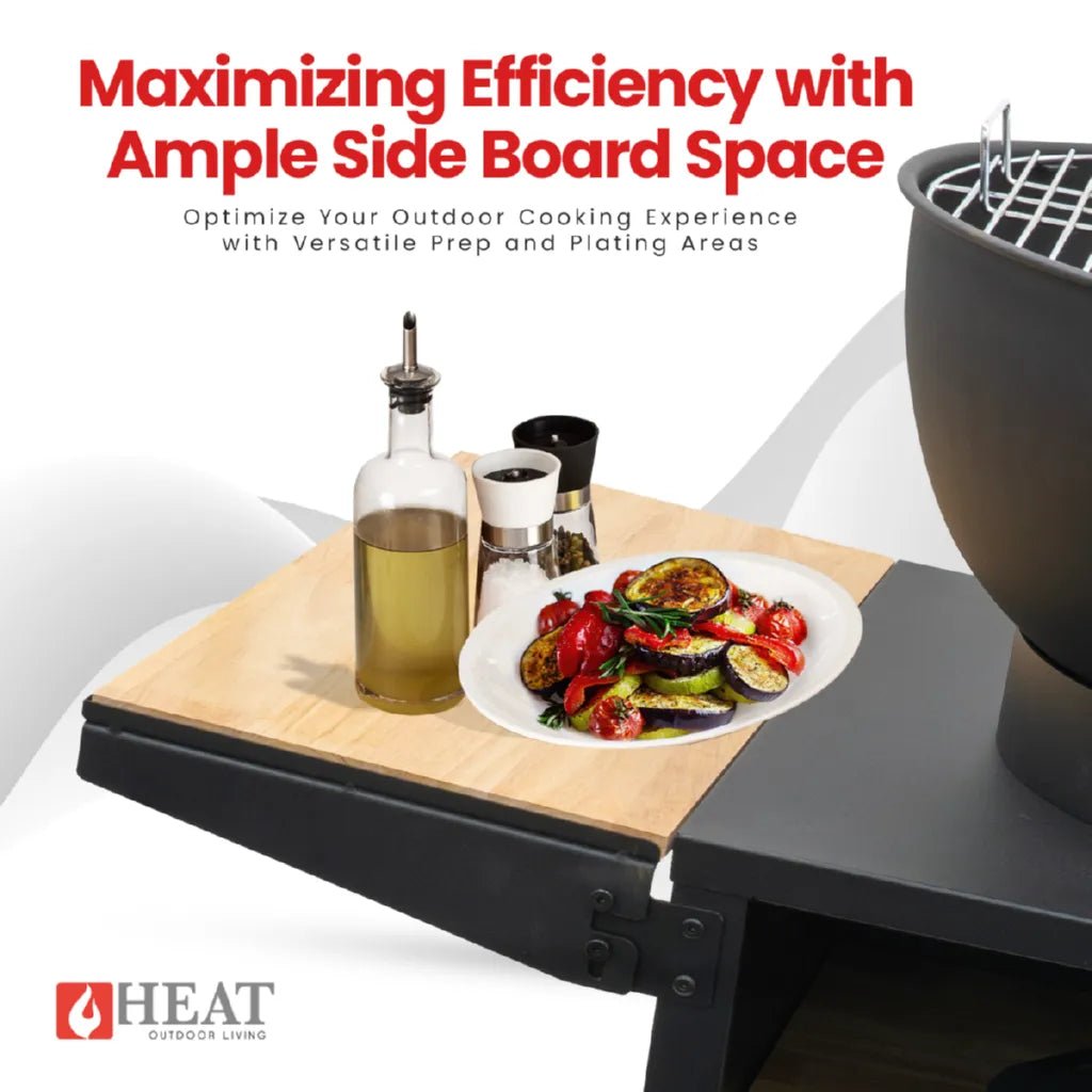 HEAT Kjok Outdoor Kitchen (Black or Rust) - Outdoor Kitchens