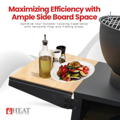 HEAT Kjok Outdoor Kitchen (Black or Rust) - Outdoor Kitchens