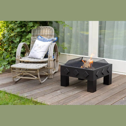 HEAT Kvadrat Square Garden Fire Pit | FB.021 - Fire Pits, Fireplaces, Heating