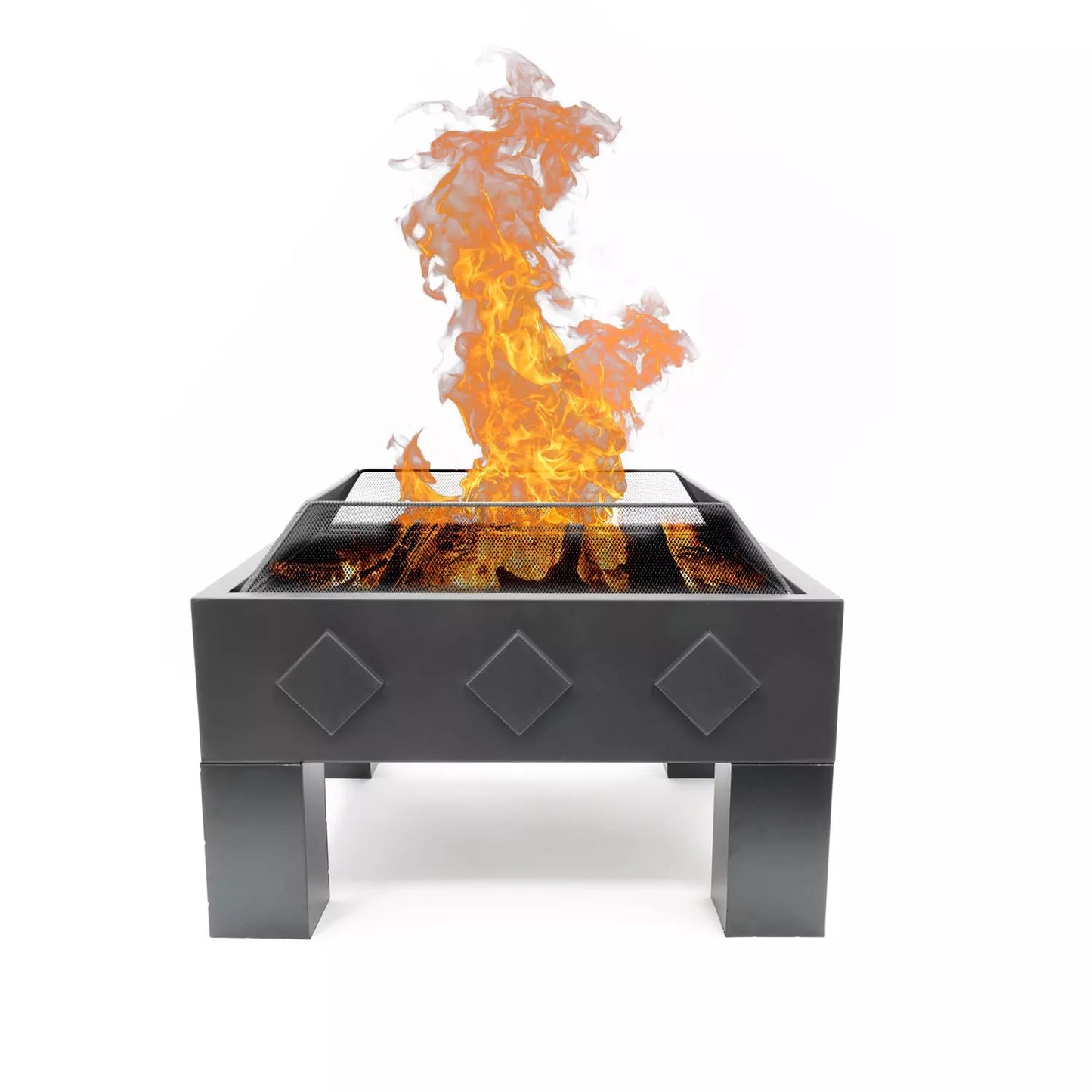 HEAT Kvadrat Square Garden Fire Pit | FB.021 - Fire Pits, Fireplaces, Heating