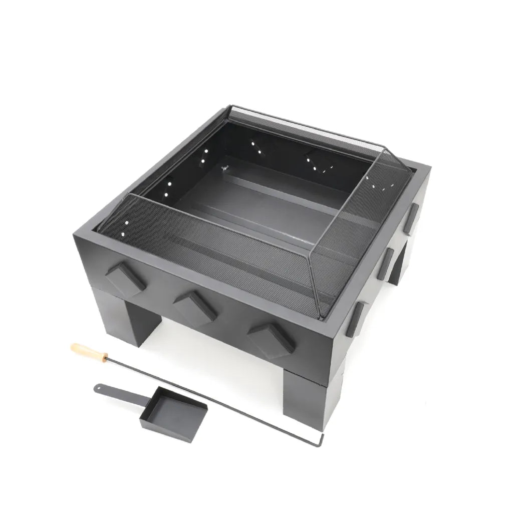 HEAT Kvadrat Square Garden Fire Pit | FB.021 - Fire Pits, Fireplaces, Heating