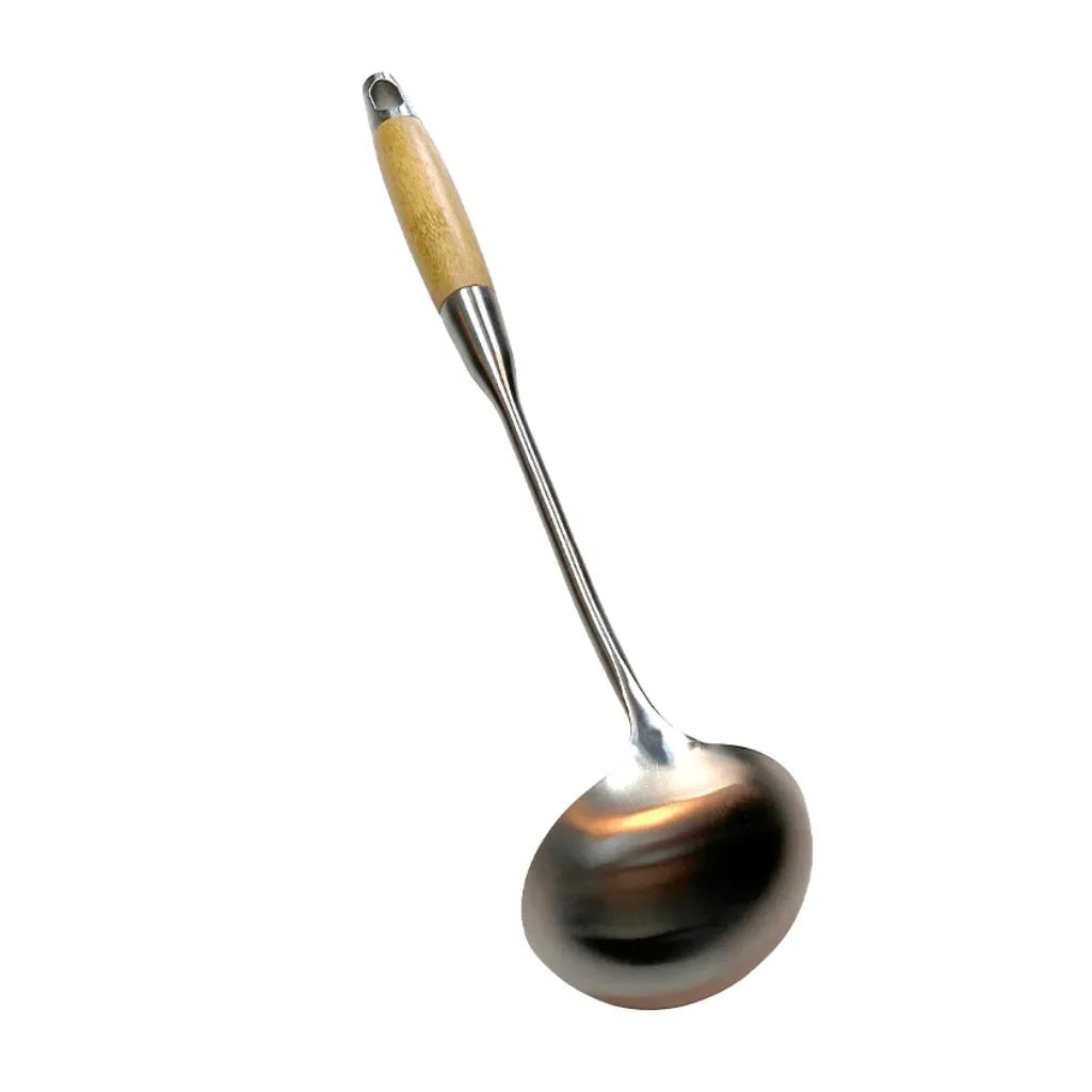HOT WOK Ladle – Stainless Steel with Bamboo Handle | HW6011 - Accessories
