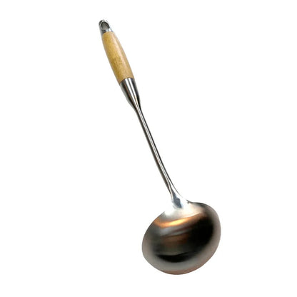 HOT WOK Ladle – Stainless Steel with Bamboo Handle | HW6011 - Accessories