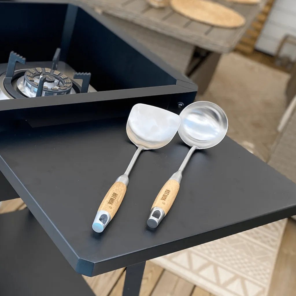 HOT WOK Ladle – Stainless Steel with Bamboo Handle | HW6011 - Accessories