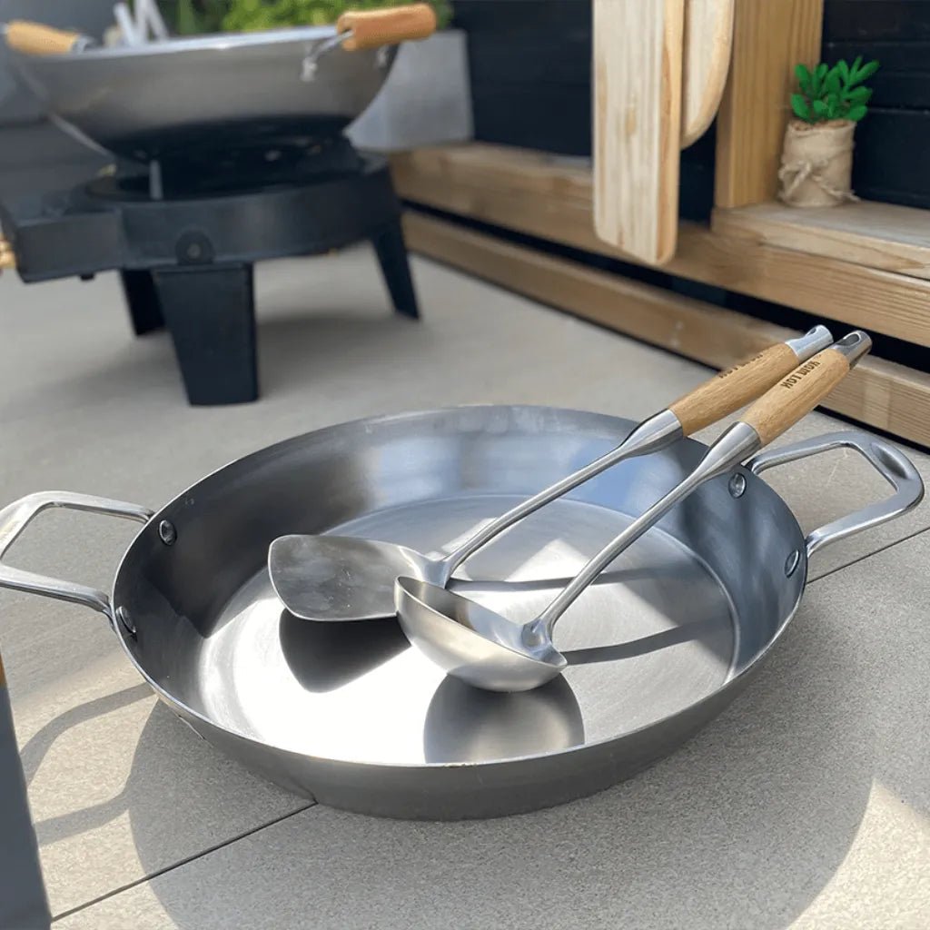 HOT WOK Ladle – Stainless Steel with Bamboo Handle | HW6011 - Accessories