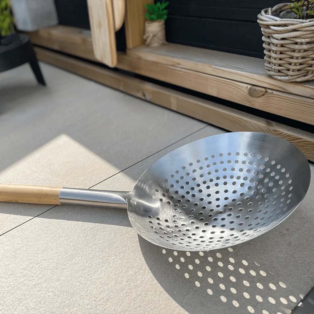 HOT WOK Sieve – Stainless Steel with Bamboo Handle | HW6012 - Accessories
