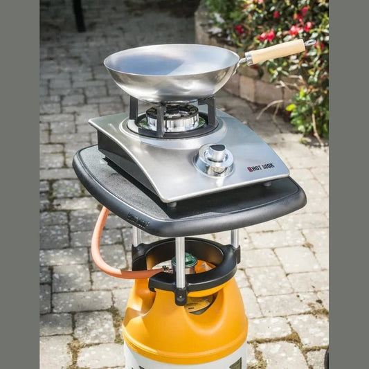 HOT WOK Silver Line – 4.5 kW Exclusive Wok Burner and Gas Stove | HW2113 - BBQs & Grills