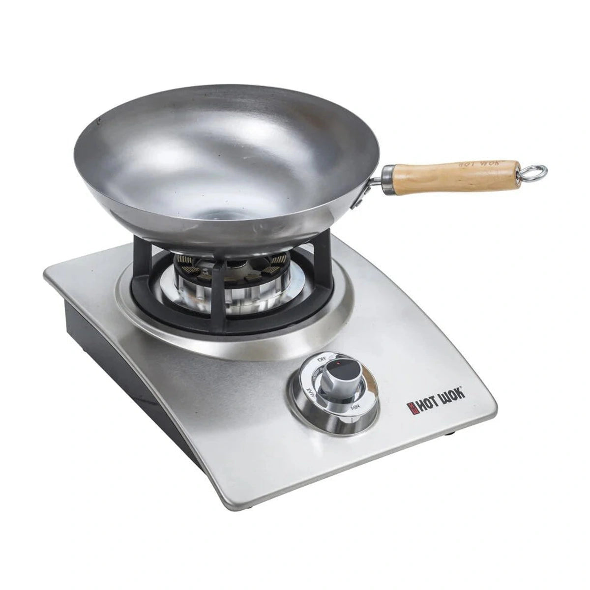 HOT WOK Silver Line – 4.5 kW Exclusive Wok Burner and Gas Stove | HW2113 - WOK - HW2113 - GardenHearth