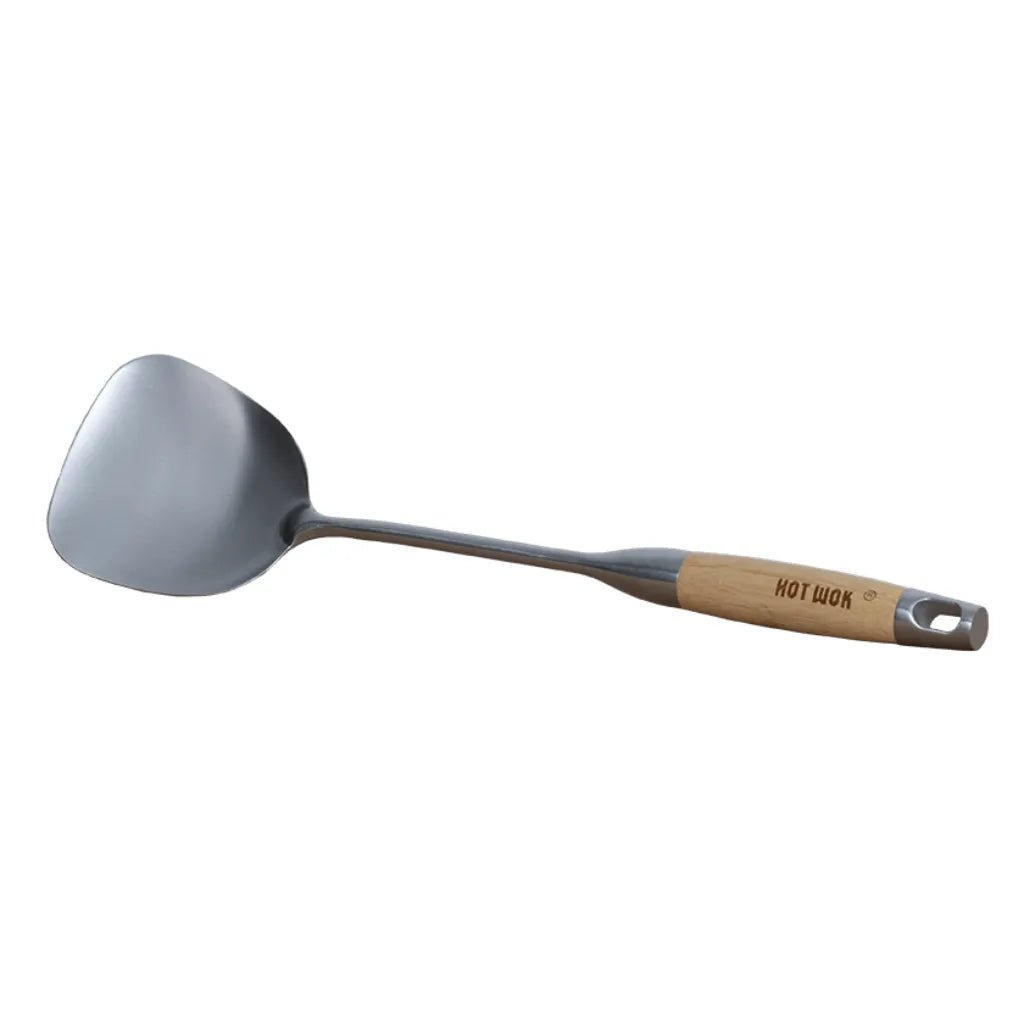 HOT WOK Spatula – Stainless Steel with Bamboo Handle | HW6010 - Accessories