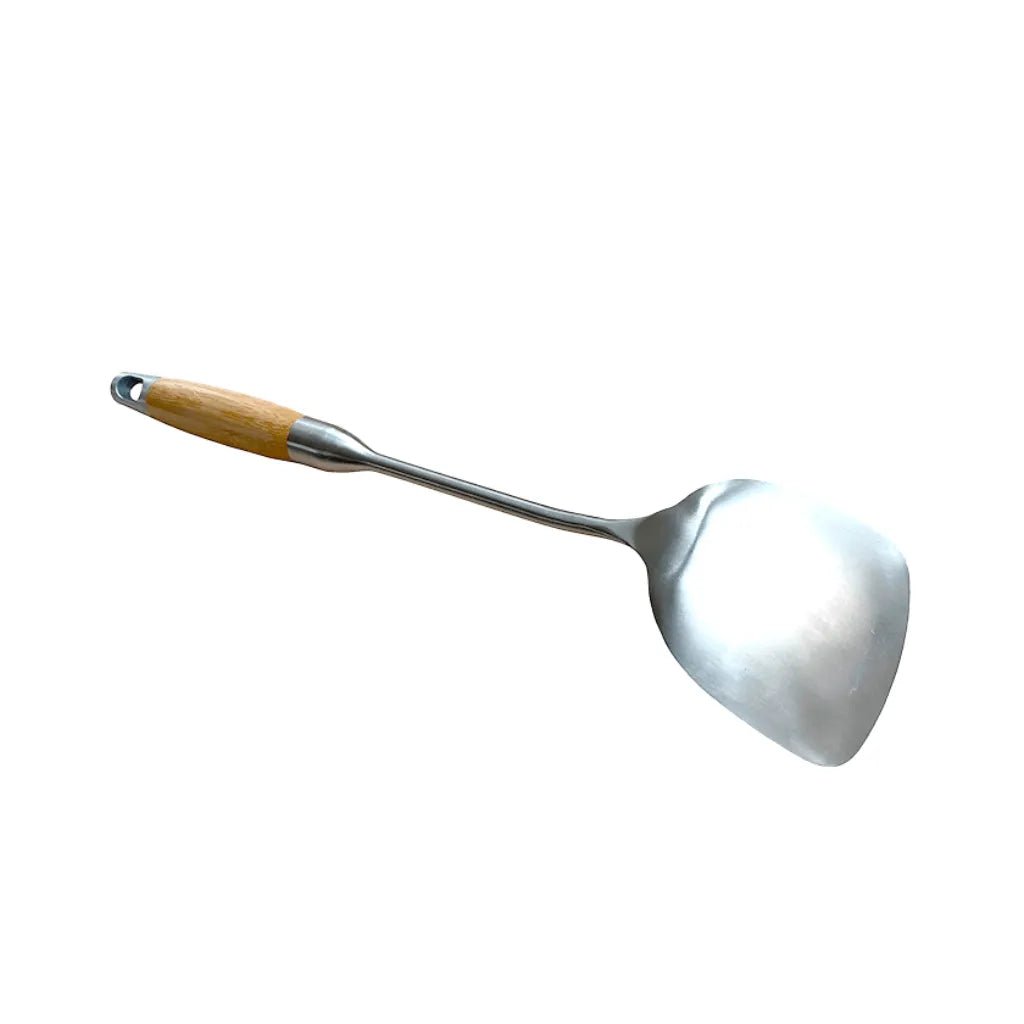 HOT WOK Spatula – Stainless Steel with Bamboo Handle | HW6010 - Accessories