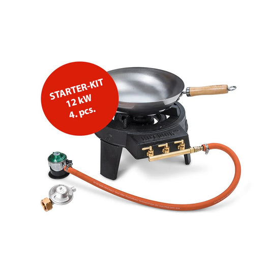 HOT WOK STARTER - KIT 12 kW PRO - 4 pcs | HW3812 - Burner - HW3812 - GardenHearth