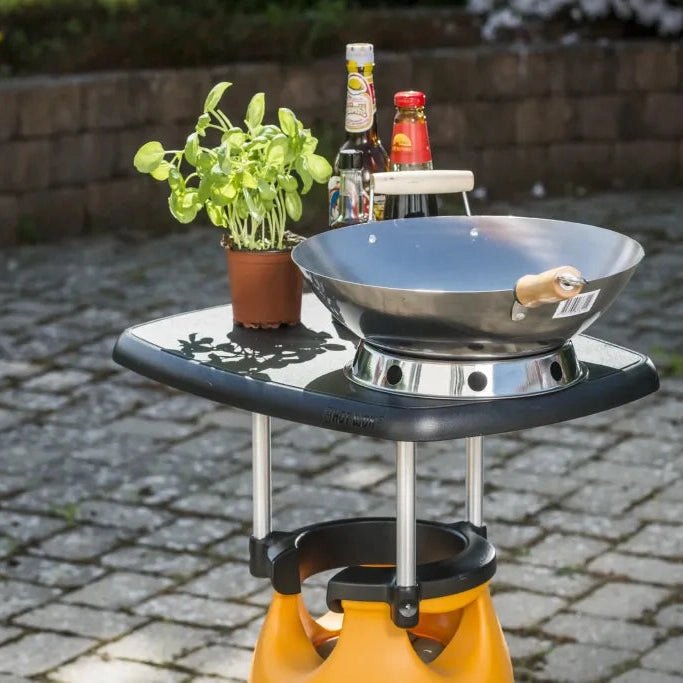 HOT WOK Top Line Table For Light Weight Gas Bottle | HW9912 - Accessories