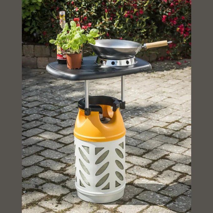 HOT WOK Top Line Table For Light Weight Gas Bottle | HW9912 - Accessories