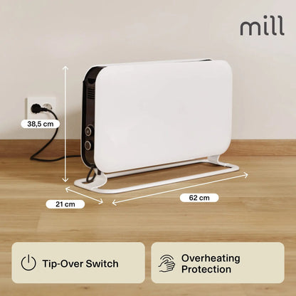 Mill Instant 2000W MEC Premium Portable Convector Heater