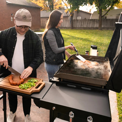 Blackstone Culinary 36" Griddle with Cabinet & Side Table | 257‑2230DK