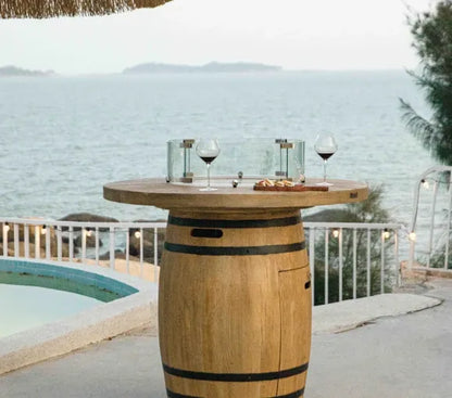 Elementi Lafite Barrel Bar Fire Table – 13.2 kW | OFG225
